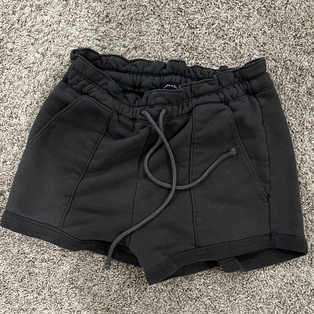 Women's Grey Drawstring Shorts